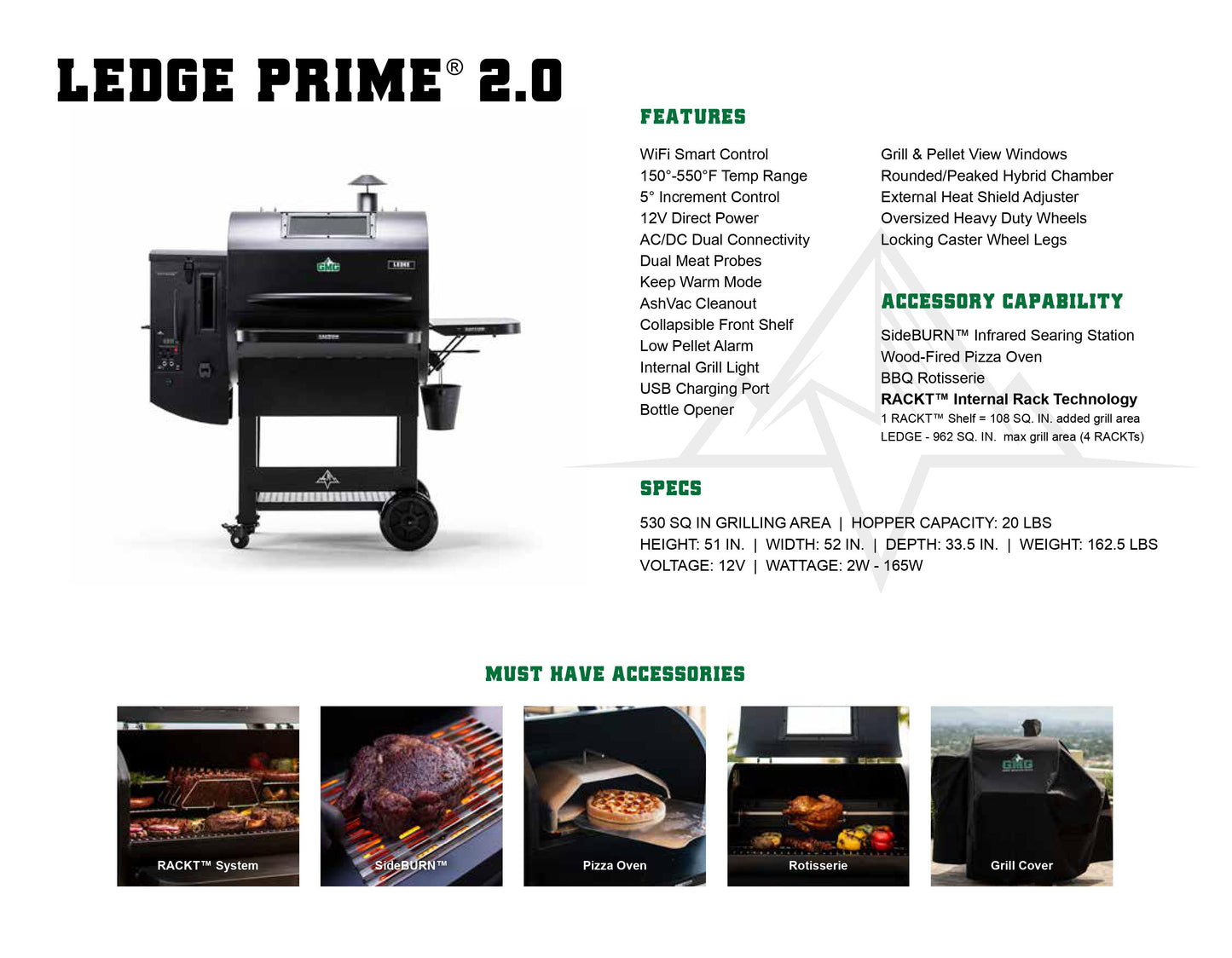 GMG Ledge Prime 2.0