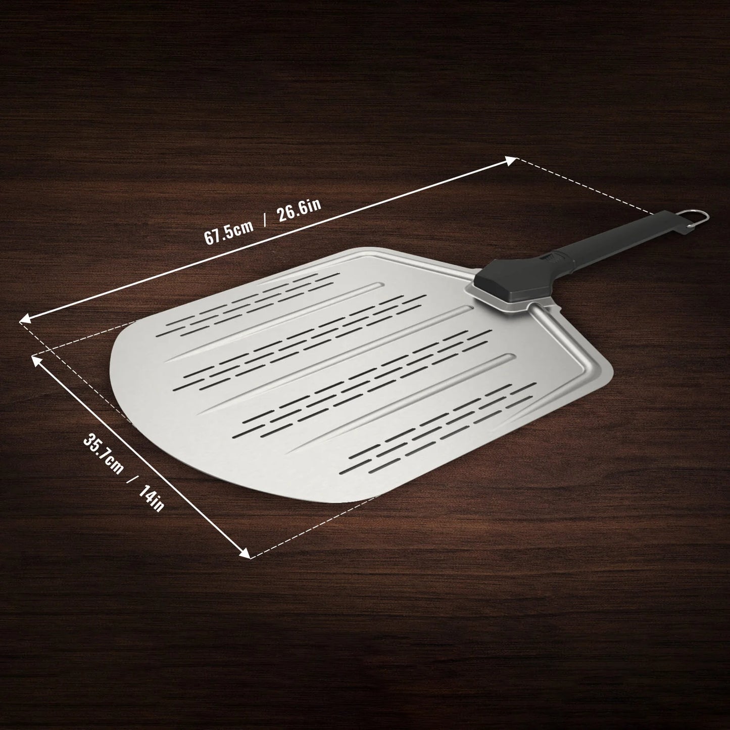 Witt - Perforated Pizza Peel 14"